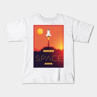 Let's Explore Space Kids T-Shirt